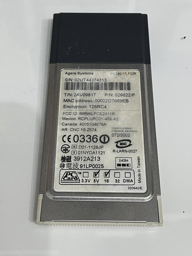 Agere systems 802 11b - agere, 802.11b