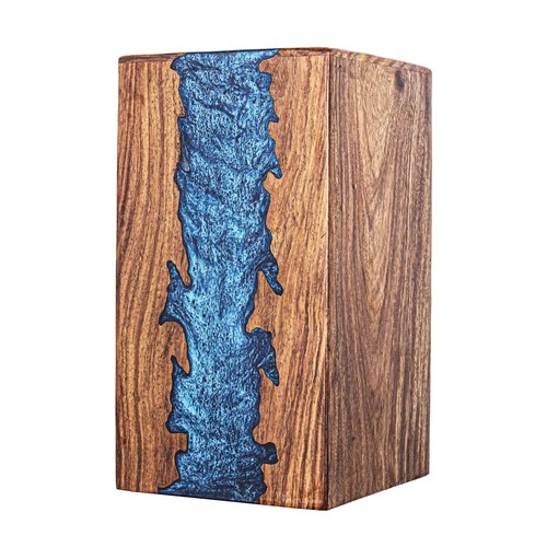 Handcrafted wooden urn - handcrafted,