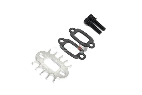 Complete exhaust pipe - pipe, gasket