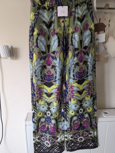 Zara silky wide leg - silky,