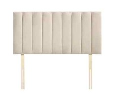 Headboard Plush Fabric Padded