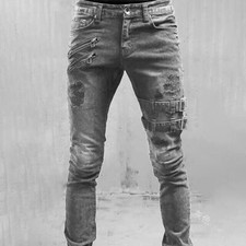 Mens Biker Pants Fashion