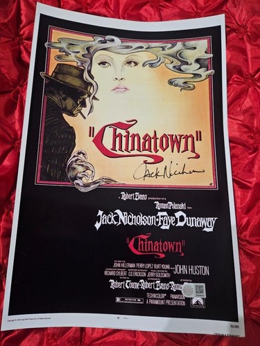 Jack nicholson hand signed - hand,