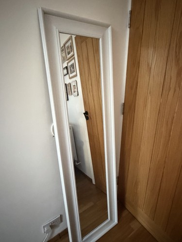 Full length mirror white h - length,