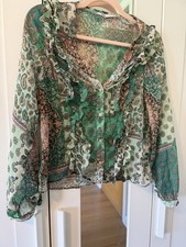 Zara Boho Patchwork Blouse