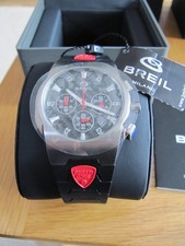 Ducati Breil Corse Carbon  Titanium watch . CHRONO FS20/FS21  BREIL Watch NOS
