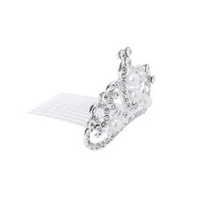  Girl Rhinestone Pearl Crown