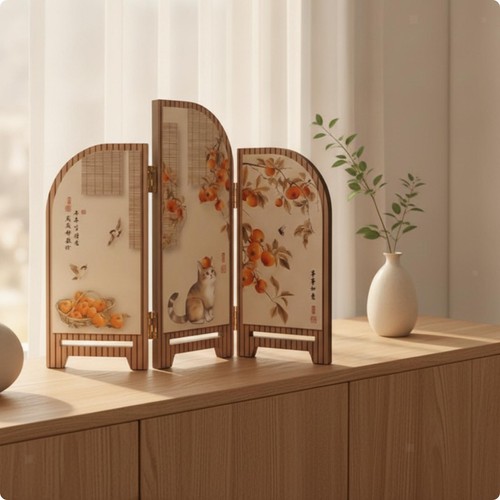 Wooden decorative screen - decorative, panel