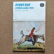 1973 Epsom Derby Race Card
