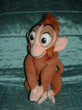DISNEY STORE RARE ALADDIN ABU MONKEY PLUSH SOFT TOY