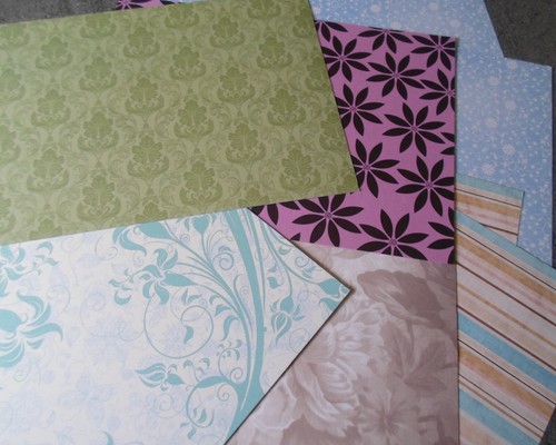 Patterned card x 8 - card, ,