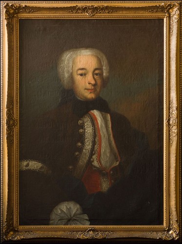 Antique oil painting - antique,