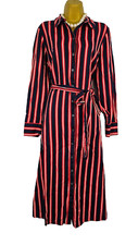 Boden Shirt Dress UK16L Red