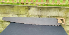 Vintage Large Disston Philada Tree Saw Lumberjack Logging Saw Wall Art Farm Tool