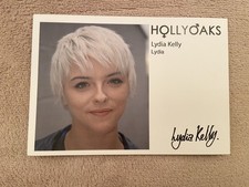 LYDIA KELLY    (HOLLYOAKS) PRESIGNED CAST CARD