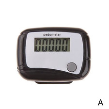 Lcd clip pedometer - on, step