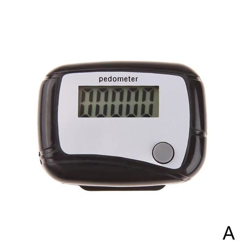 Lcd clip pedometer step - on,