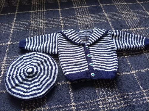 Sailor cardigan and - sailor, hat