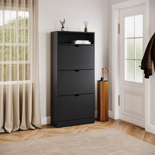 Modern drawer tier black - modern, 2
