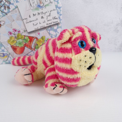 Bagpuss soft toy beanie cat - toy,
