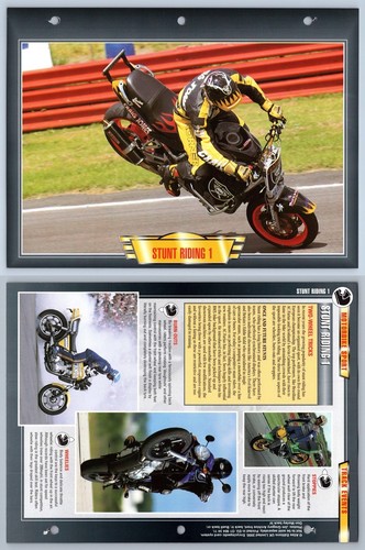Stunt riding motorbike - stunt, 1