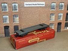Triang R110 OO Gauge Model Railway BR Grey Bogie Bolster Wagon
