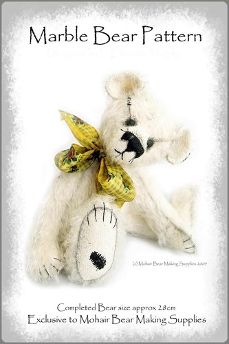 Ooak mohair teddy bear - mohair, sewing