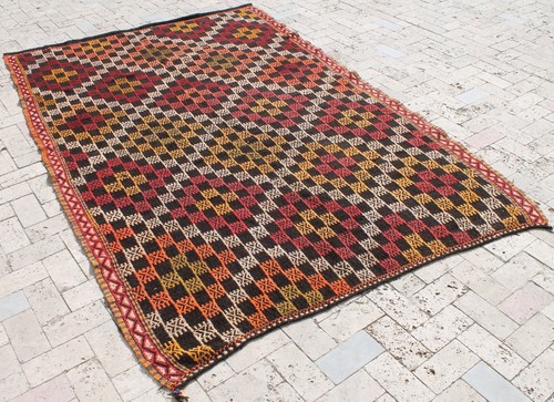 Turkish kilim rug x101 - turkish, 66''x101''
