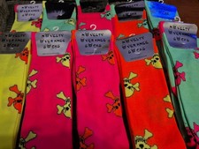 Novelty Over Knee Neon Socks.