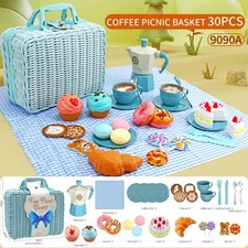 Kids Picnic Basket Toys Set