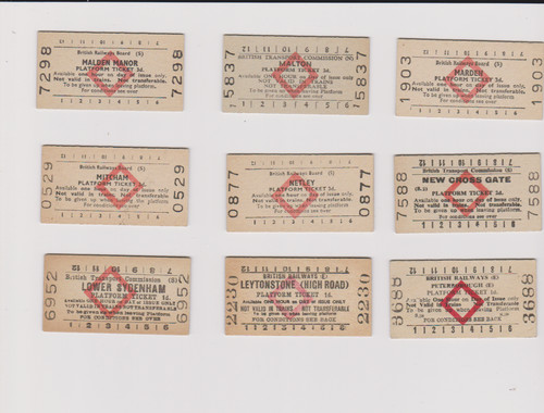 Railway platform ticket red - railway,