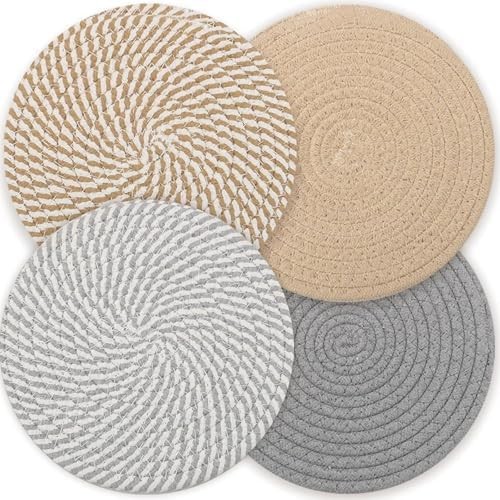 20cm placemats set - set, 4,round