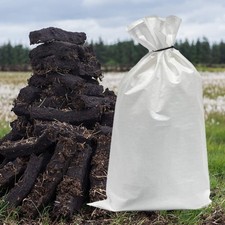 Hadley Irish Fire Peat Burning Natural Hand Cut Turves Log Peat Heat - 12KG