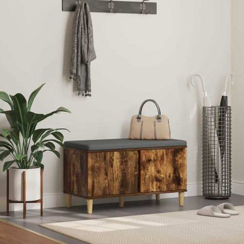 Hall bench smoked oak - hall,