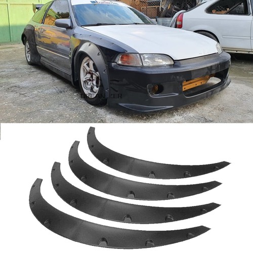 4pcs black car fender - 4pcs,