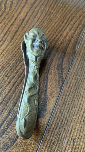 Vintage brass nutcracker solid - brass,