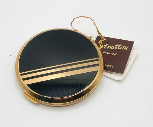Stratton powder compact black - powder,