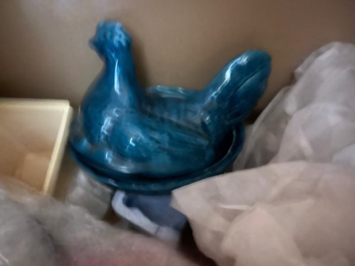 Vintage staffordshire hen - staffordshire,