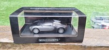 MINICHAMPS  - BUGATTI  VEYRON - BLACK/GREY - 1/43 SCALE MODEL CAR -