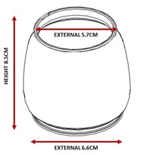 Camping Glass Shade CLEAR