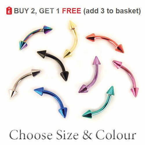 Curved eyebrow bar banana - eyebrow,