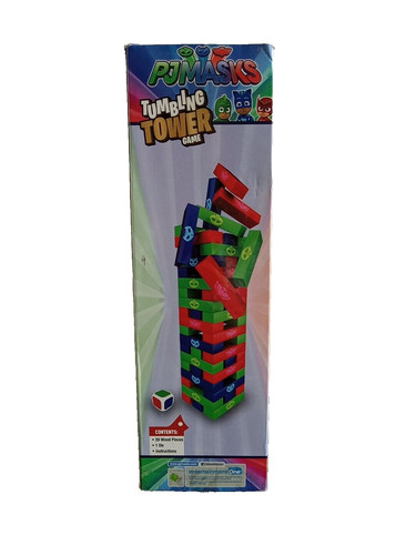 Masks tumbling tower - pj, games