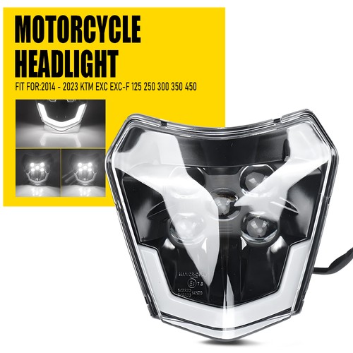 Led motorcycle headlight - motorcycle, front