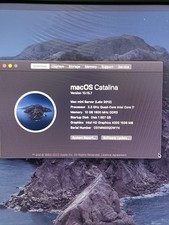 Mac Mini Late 2012 i7 2.3 Ghz Quad Core Intell Core i7 10Gb Ram 1TB SSD