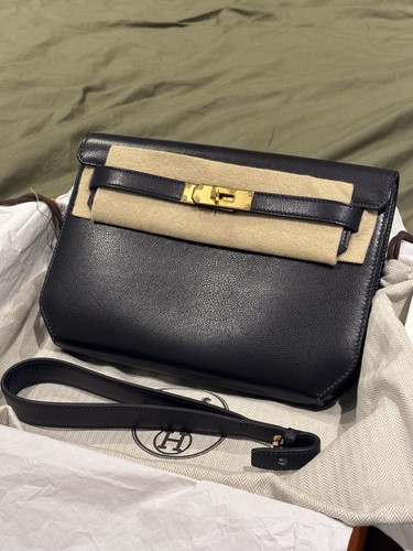 Hermès kelly depeche bleu - kelly, 25