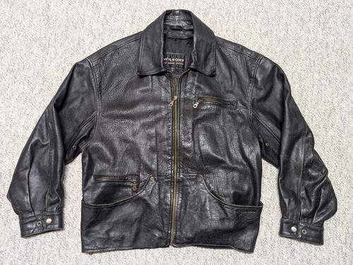 1990s vintage wilsons black - 1990s,