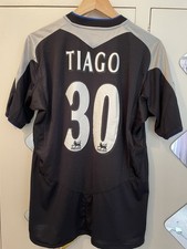 Chelsea FC 2004-2005 Umbro Fly Emirates Away Shirt Kit Tiago 30 Player Vintage