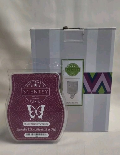 Scentsy mini wax warmer - warmer, etched