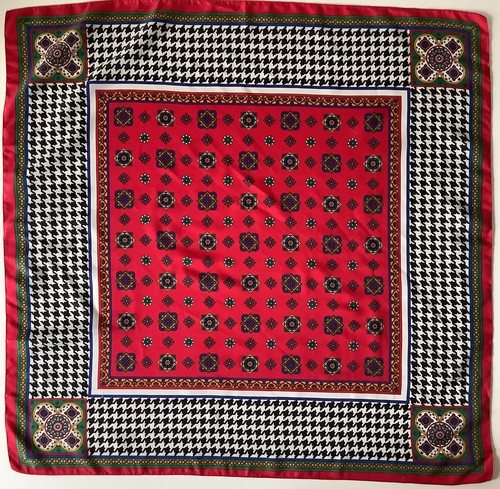 Red black white - red, &