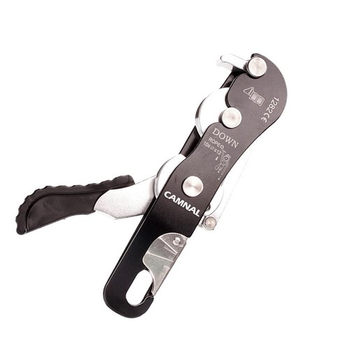 Self braking stop descender - self-braking,
